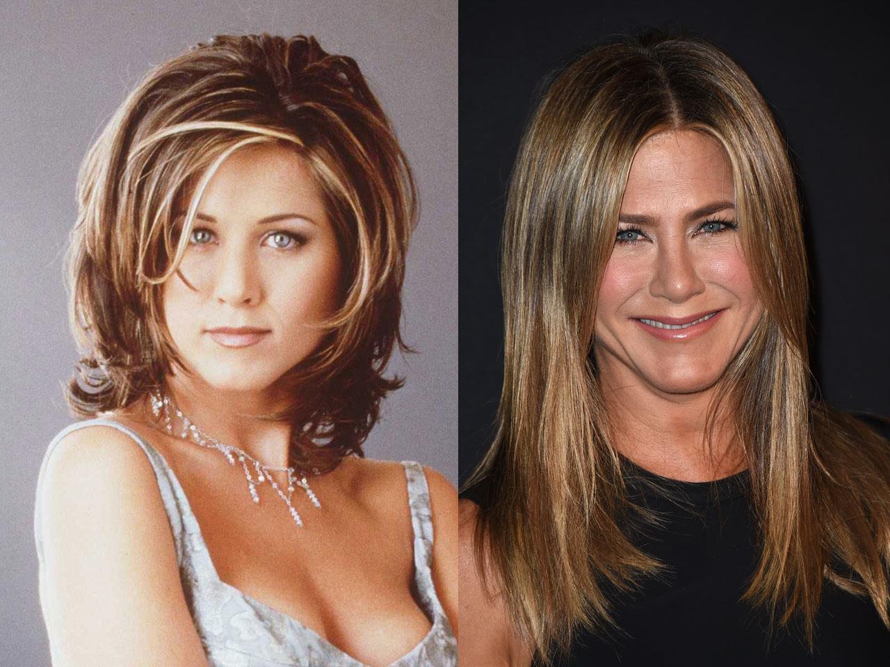 como aparentar 10 aÃ±os menos Jennifer Aniston. Jennifer Aniston